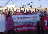 Protesters Revel as Bill to Remove 'Tampon Tax' Passes Australian Senate
