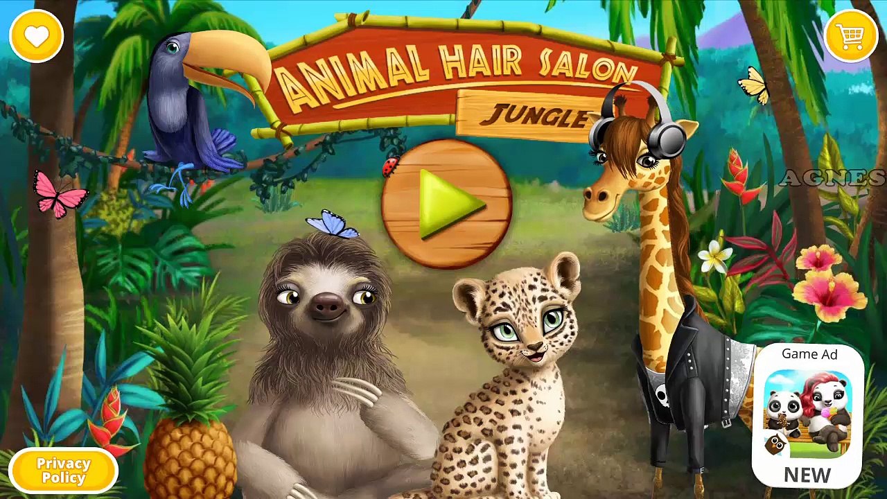 Kids Games: Jungle Animal Hair Salon - Makeup For Your Favorite Animal