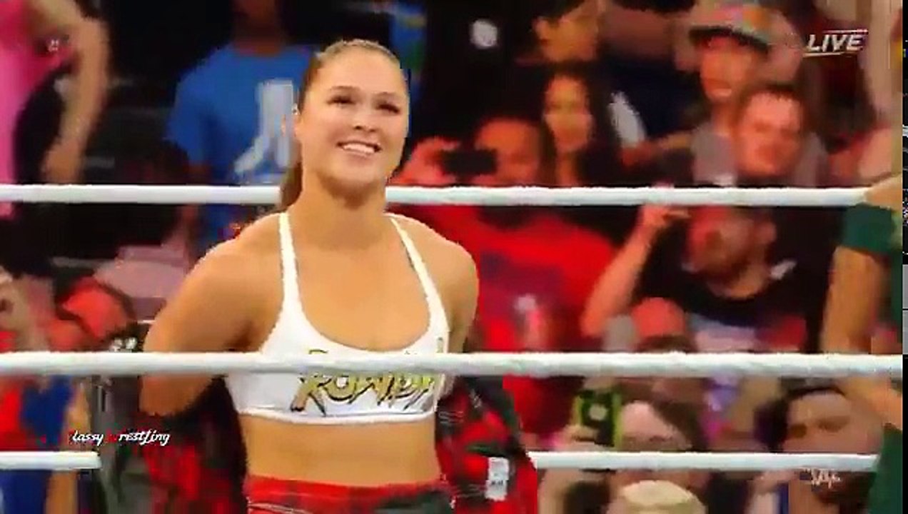 Ronda Rousey vs Nia Jax- WWE Money in the Bank 2018 Highlights