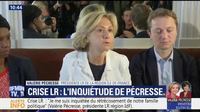 Je me suis inquiétée il y a six mois du rétrécissement de notre famille politique. C’est un danger pour la droite française , déclare Valérie Pécresse (LR)