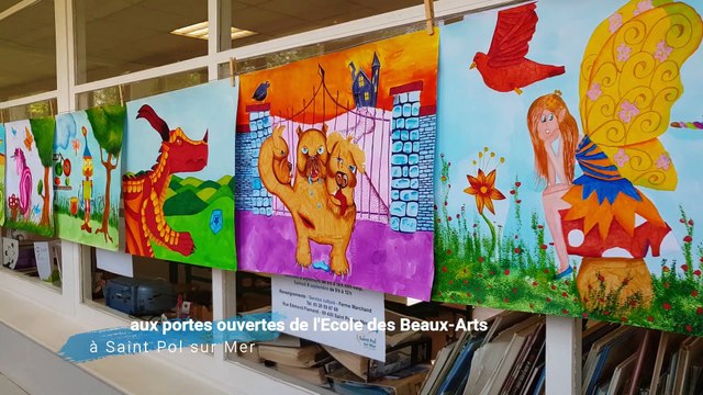 Aux portes ouvertes de l'Ecole des Beaux-Arts à Saint Pol sur Mer