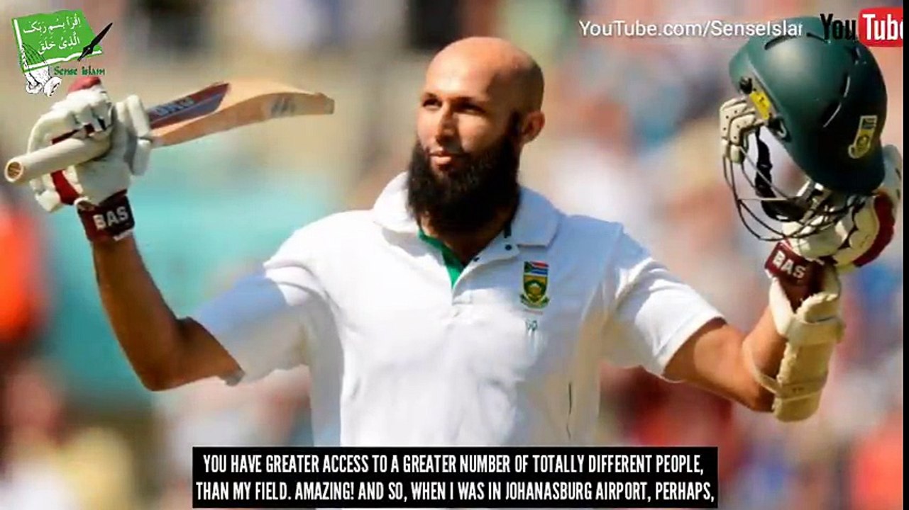 MUFTI MENK ON HASHIM AMLA - NON MUSLIMS GROW BEARD LIKE AMLA
