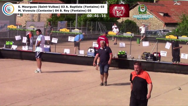 Barrages, treizième étape du Super 16 masculin, Saint-Martin-en-Haut 2018