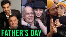 Bollywood Celebrates Fathers Day | Aishwarya Rai, Alia Bhatt, Janhvi Kapoor And More
