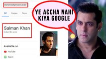 Salman Khan Bags ‘worst Bollywood actor’ By GOOGLE