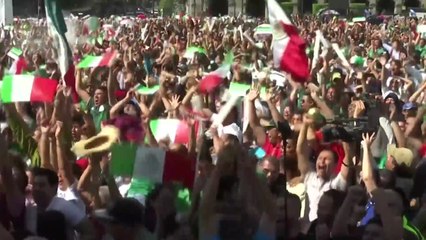 '아스텍 군단' 멕시코팬들, 열광의 도가니 / YTN