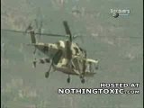 Missile VS Russian helicopter blows off (explosion)