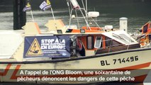 Boulogne-sur-mer: manifestation contre la pêche électrique