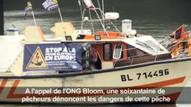Boulogne-sur-mer: manifestation contre la pêche électrique