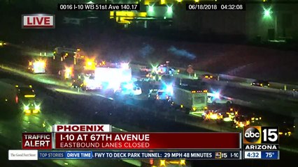 West Valley drivers: Eastbound I-10 closed in West Phoenix