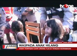 Waspada Anak Hilang di Pantai Pangandaran