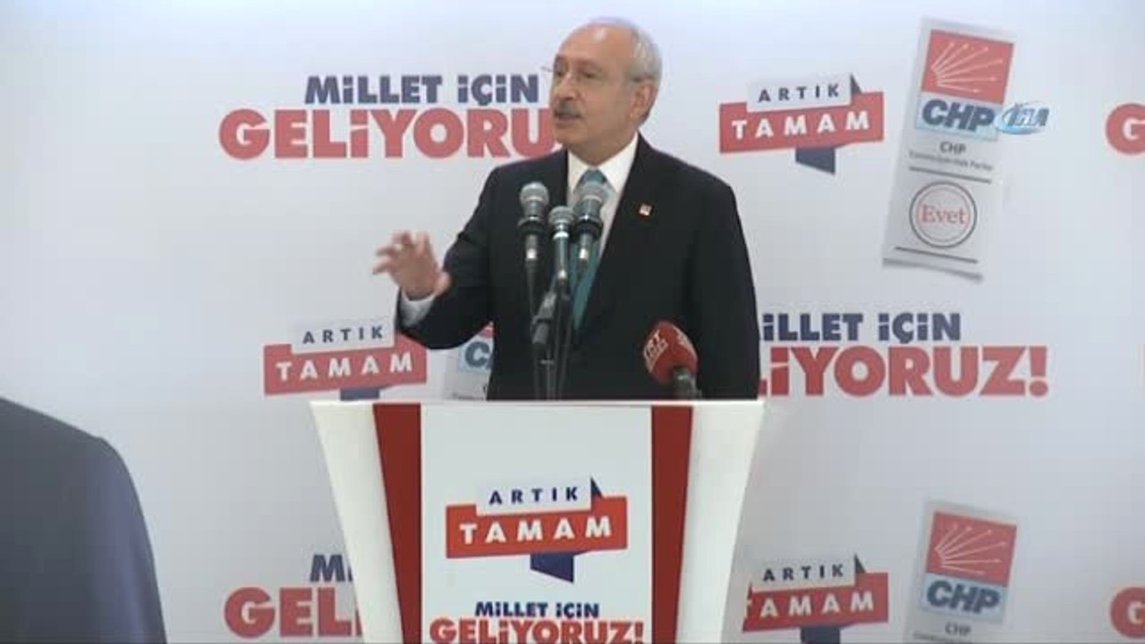 Kemal Kılıçdaroğlu: "Bu Seçimler Sıradan Bir Seçim Değildir. Bu Seçimler Bir Kader Seçimleridir"