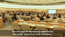 US seats empty at UN Human Rights Council after withdrawal
