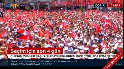 Muharrem İnce'nin sevimli görünme çabası
