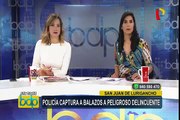 San Juan de Lurigancho: durante balacera, PNP captura a peligroso delincuente
