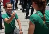 Fan Proposes to Girlfriend Amid Wild World Cup Celebrations in Mexico City