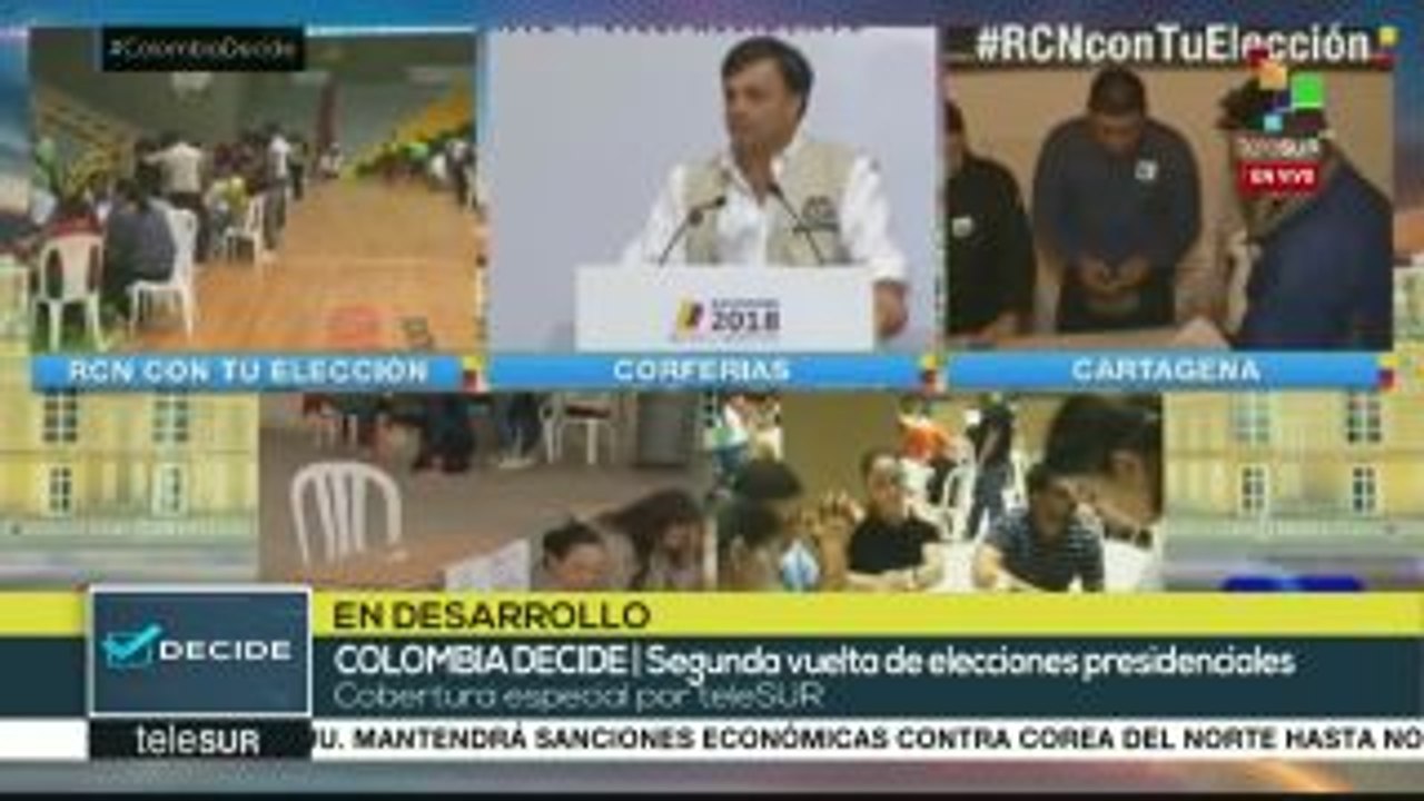 Col:Detalla titular de la Registraduría Nacional elección presidencial