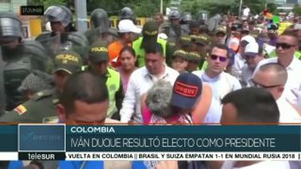 Gana candidato de derecha Iván Duque la presidencia de Colombia