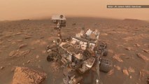 Curiosity Rover Takes Selfie During Raging Mars Dust Storm