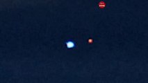 UFO NEWS A multicolored UFO shining in the sky of Mexico disappears in a sec.