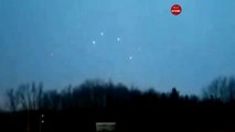 UFO NEWS Dozens of UFOs Progress A light Message In the sky of Michigan 2018