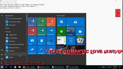 How To Get Mac Address Or Physical Address of Comp