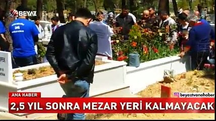 2,5 yıl sonra mezar yeri kalmayacak!