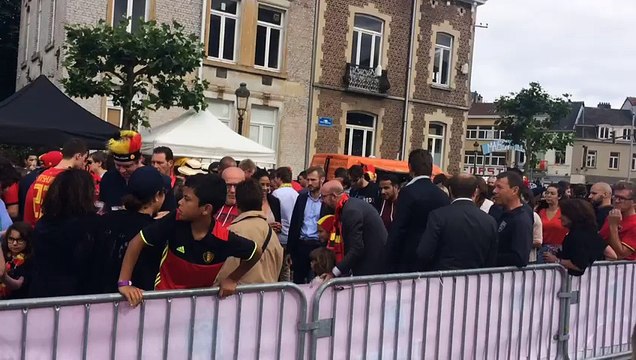 Charles Michel à Watermael Boitsfort pour les Diables