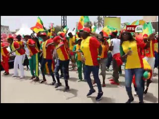 Allez les Lions avec les 12ème Gaindé au Village du Mondial