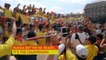 Colombian fans take over Red Square