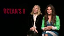 Sandra Bullock & Cate Blanchett talk knitting & stealing