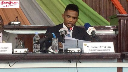 En visite au parlement ivoirien, Samuel Eto’o, "Je rêve d’une Afrique portée par la jeunesse"