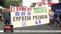 Activists Oppose The Privatization Of Water In El Salvador