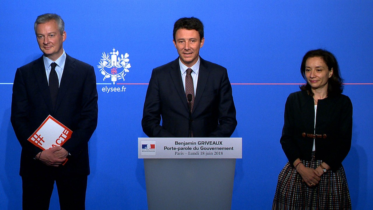 Compte-rendu du Conseil des ministres du lundi 18 juin 2018