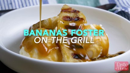 Bananas Foster on the Grill