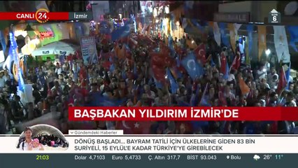Başbakan Yıldırım İzmir'de