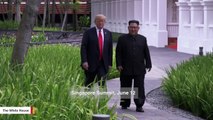 Trump And Kim Jong Un Go For A Walk Like Two Normal Dudes