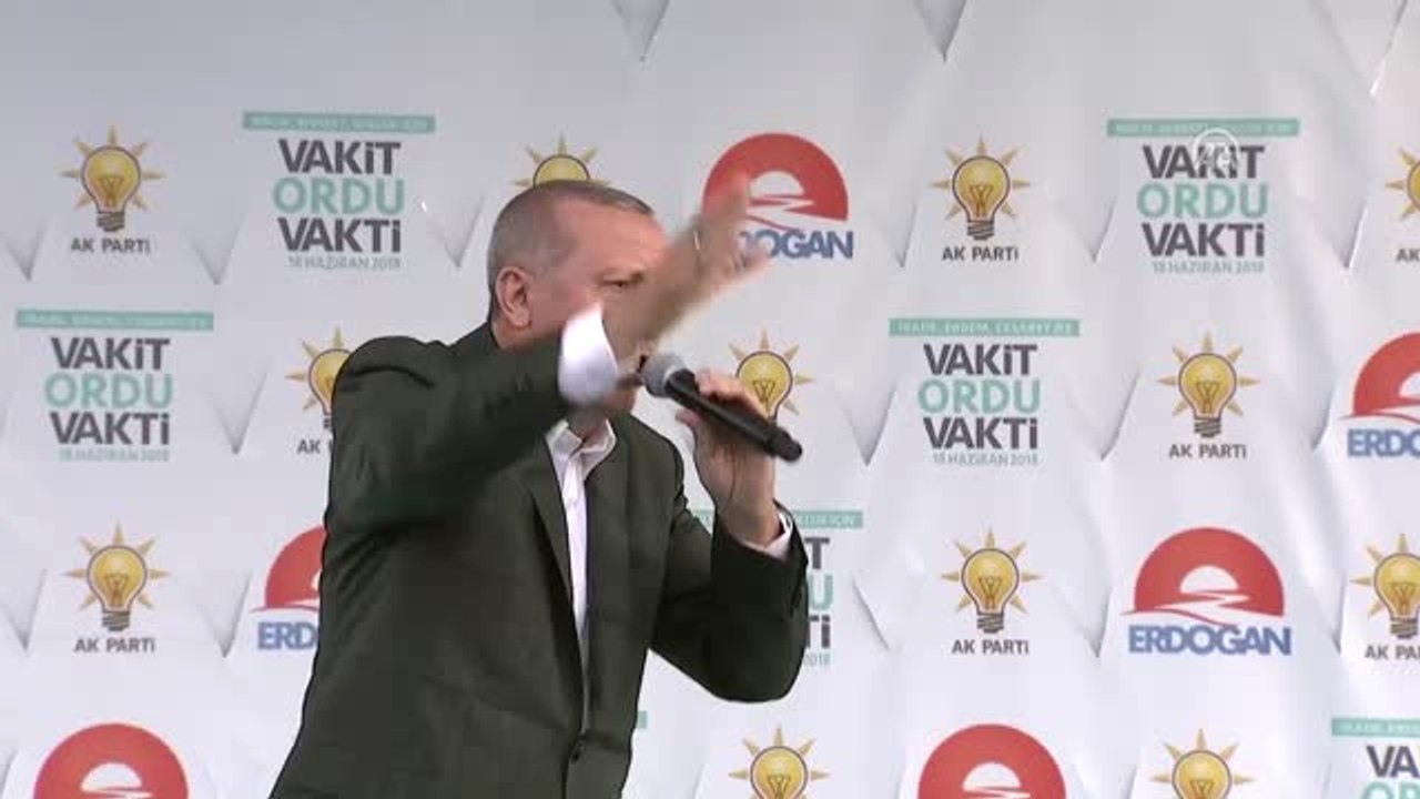 Cumhurbaşkanı Erdoğan: "(İnce) Onca Lafı Arasında Bir Tane Doğru Bulamayınca Ülkem ve Milletim...