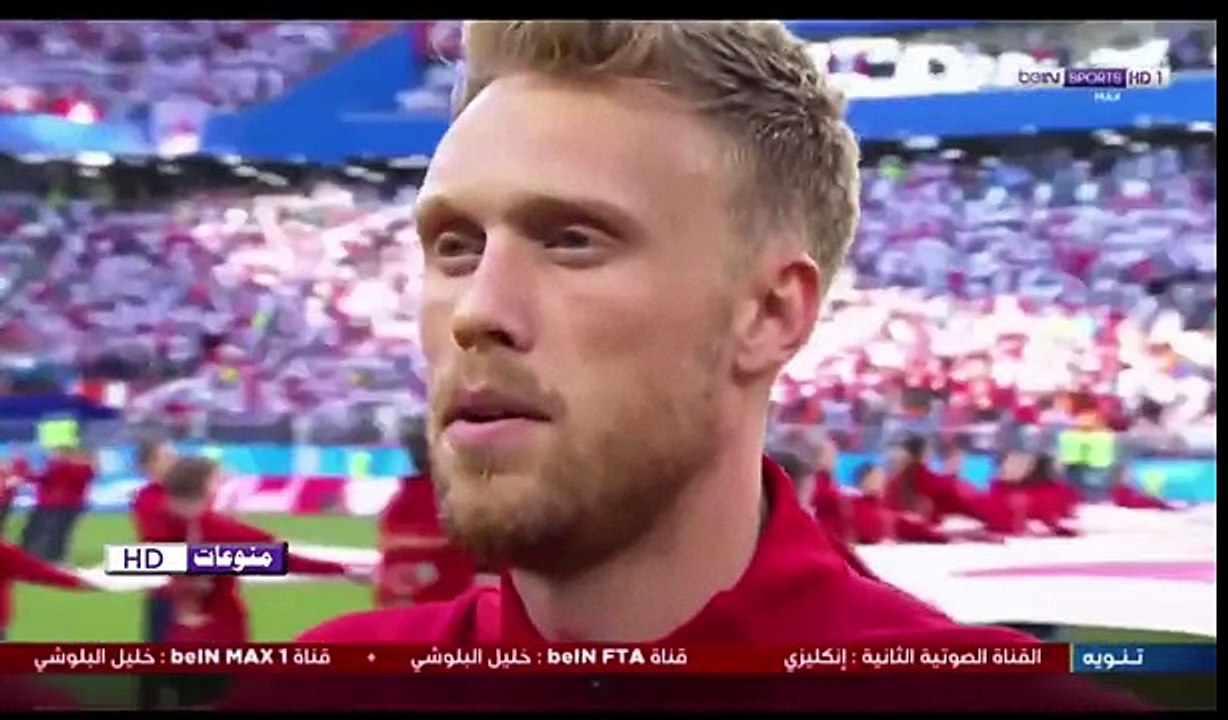 ملخص مباراة الدنمارك وبيرو 1-0 - مباراة مجنونة...