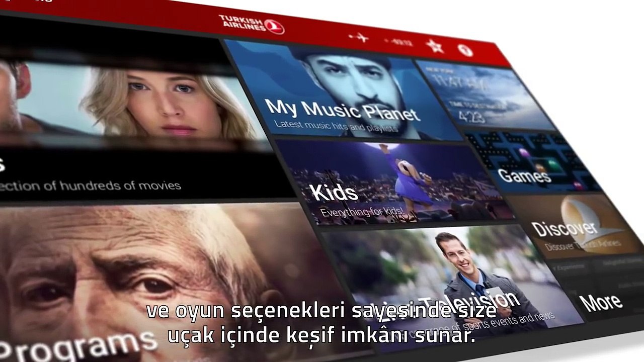 Turkish Airlines  IFE (In-Fligh Entertainment)