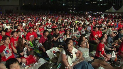 "아쉽지만 잘 싸웠다"...도심 메운 붉은 함성 / YTN