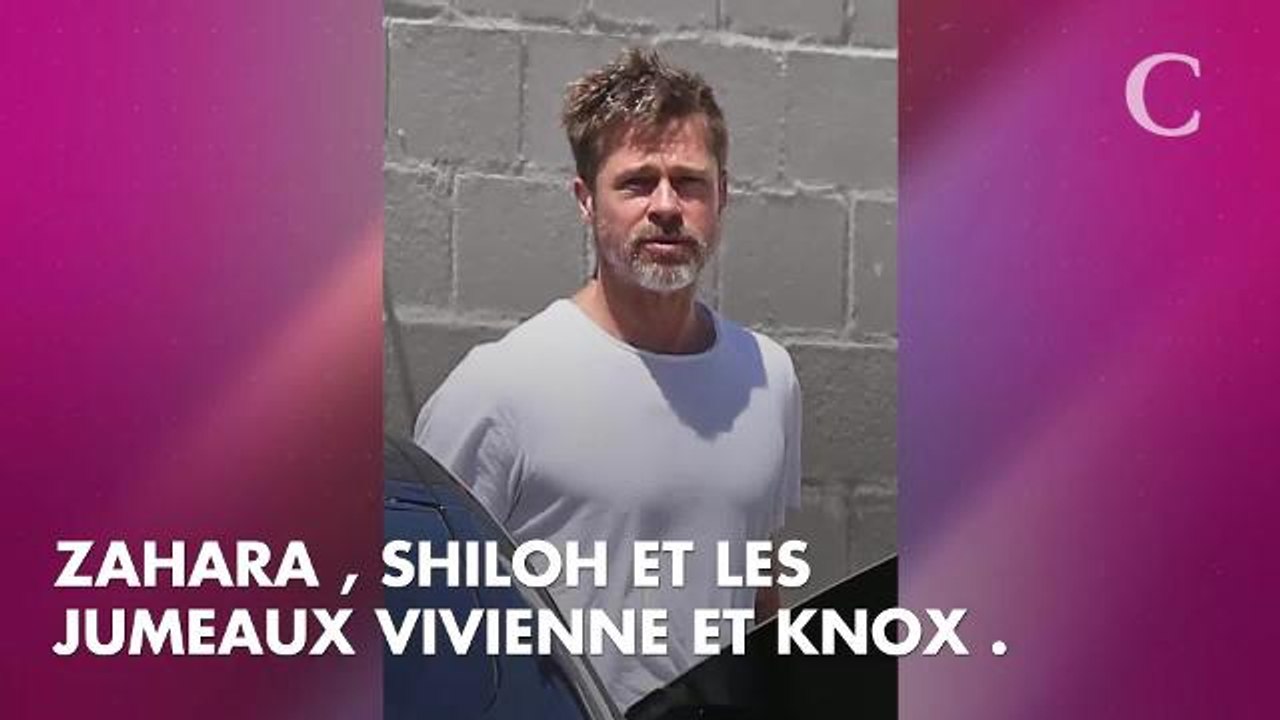 Brad Pitt a passé la Fête des pères avec ses enfants à Londres... grâce à l'autorisation d'Angelina Jolie