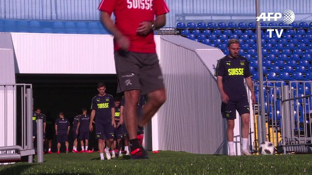 Após empate com Brasil, Suíça treina