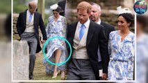 El gran error de Meghan Markle con este vestido de invitada a una boda con el príncipe Harry