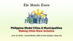 The Manila Times : Philippine Model Cities & Municipalities