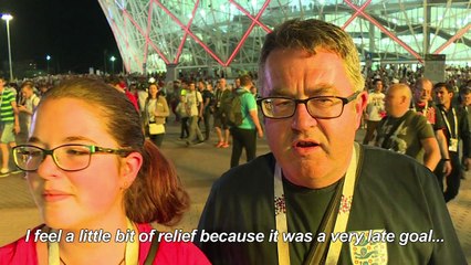 World Cup: England fans jubilant after 2-1 win over Tunisia
