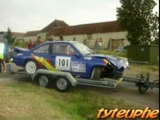 crash opel manta Tonnerre 2005