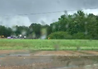 Possible Tornado Spotted Over Brookhaven, Mississippi