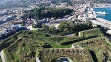 Old Town of Corfu / Η παλιά πόλη της Κέρκυρας - Aerial view HD