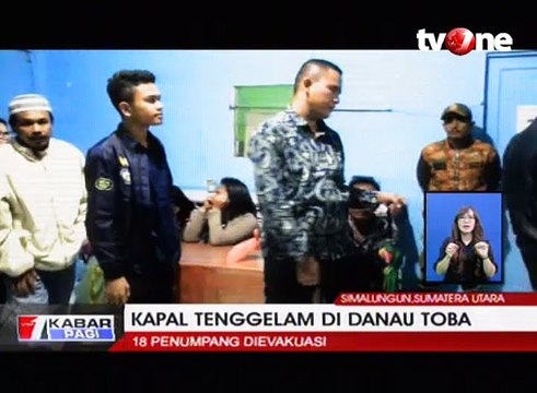 Kapal KM Sinar Bangun Tenggelam di Danau Toba